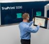 Serienfertigung im 3D-Druck: Mit dem teilautomatisierten 3D-Drucksystem TruPrint 5000 von Trumpf Realität.